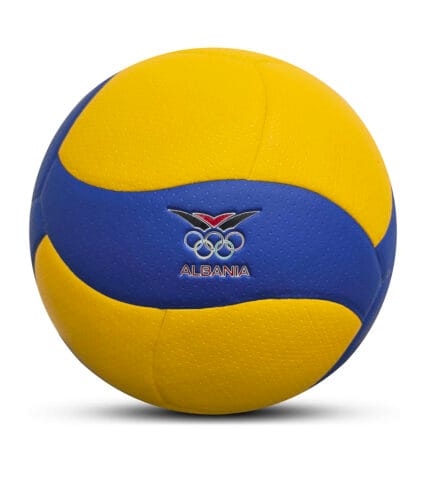 Two-color charm: “TEAM ALBANIA” competitive volleyball