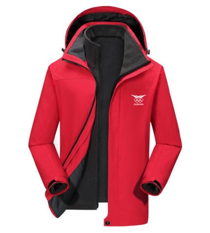 Three-in-one Softshell Jacket with a detachable hat