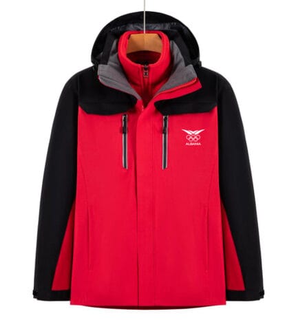 Double-Zipper Three-in-One Softshell Jacket