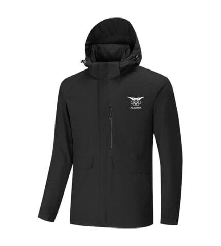 Windproof High-Neck Mesh Light Softshell Jacket