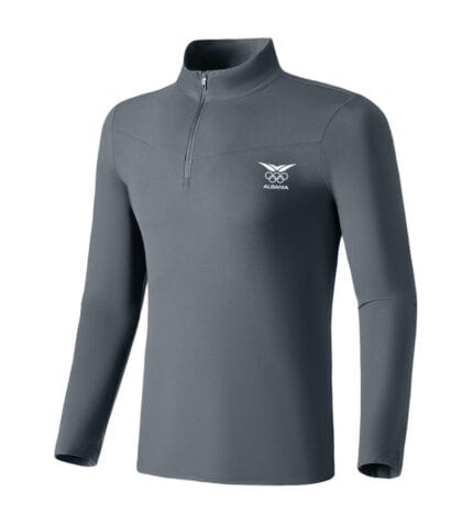 Tencel - cotton half - zipper stand - collar golf series sweatshirt