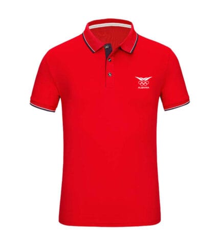 Quick-Dry Color-Blocked Collared Polo Shirt